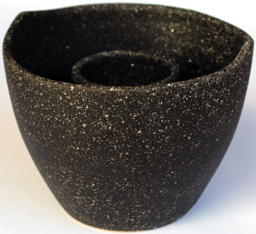 Smudge-Stick Bowl, Keramik Lava