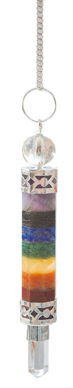 Chakrapendel mit Kristallspitze