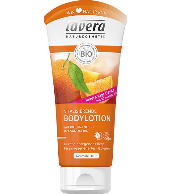 Vitalisierende Bodylotion Bio-Orange & Sanddorn