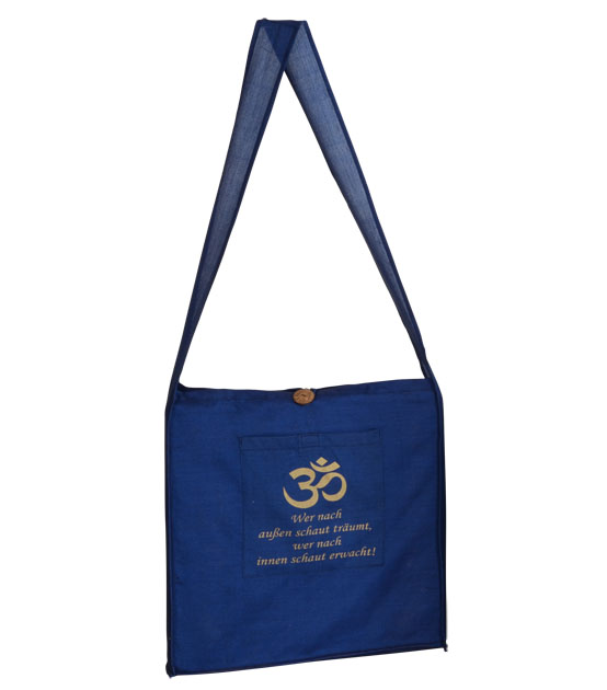 Tasche für Meditationskissen, blau