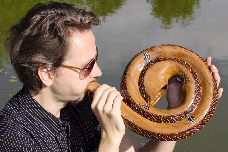 Schlangen-Didgeridoo