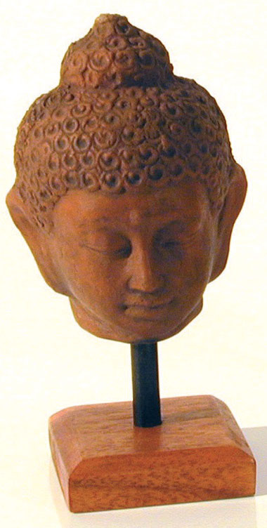 Buddha Kopf, H  19 cm