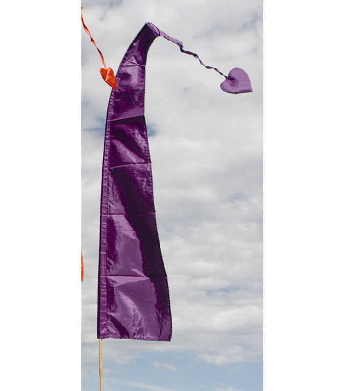Fahne violett, L 1,5 m