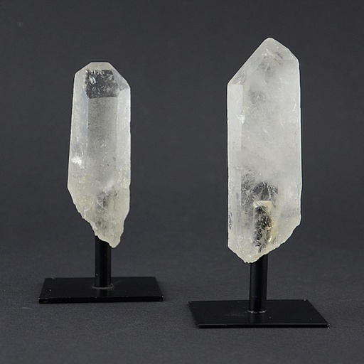 Bergkristall auf Metallständer